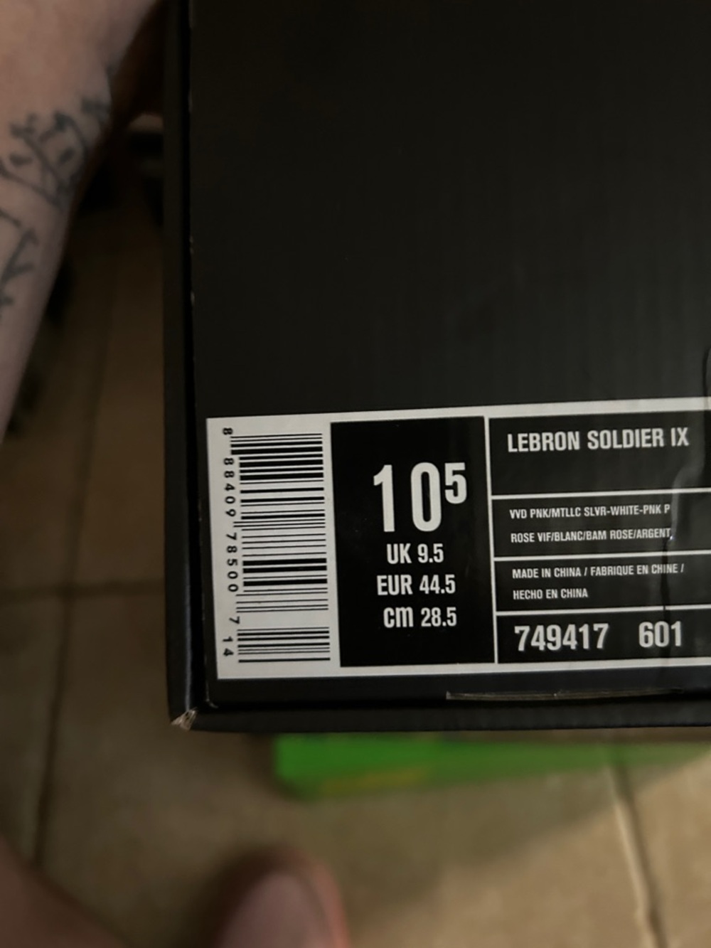 Nike Bright Pink Hook-and-Loop Basketball Sneakers - Picture 2 of 2